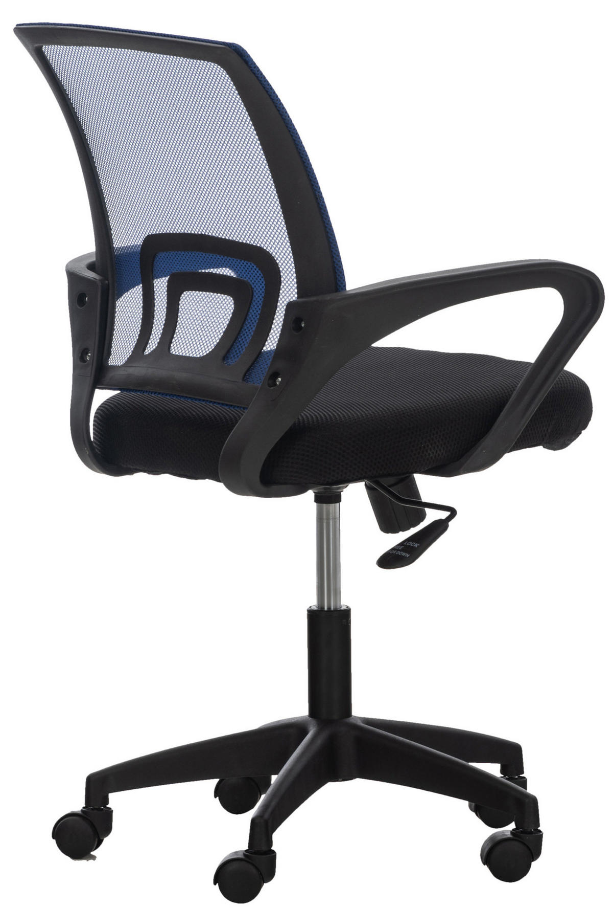 BÜROSTUHL Audrey mit Netzbezug, Blau - Blau, Kunststoff/Textil (62/95/50cm) - TPFLiving