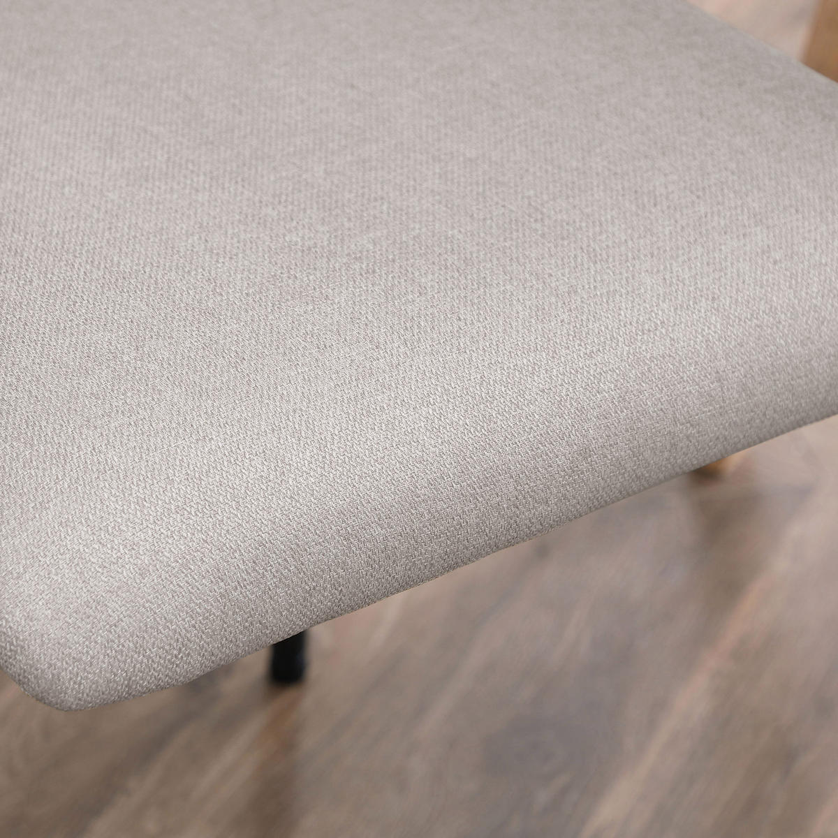 ESSZIMMERSTÜHLE, Polyester, Stahl - Beige, Kunststoff/Metall (54/84/54cm) - HOMCOM