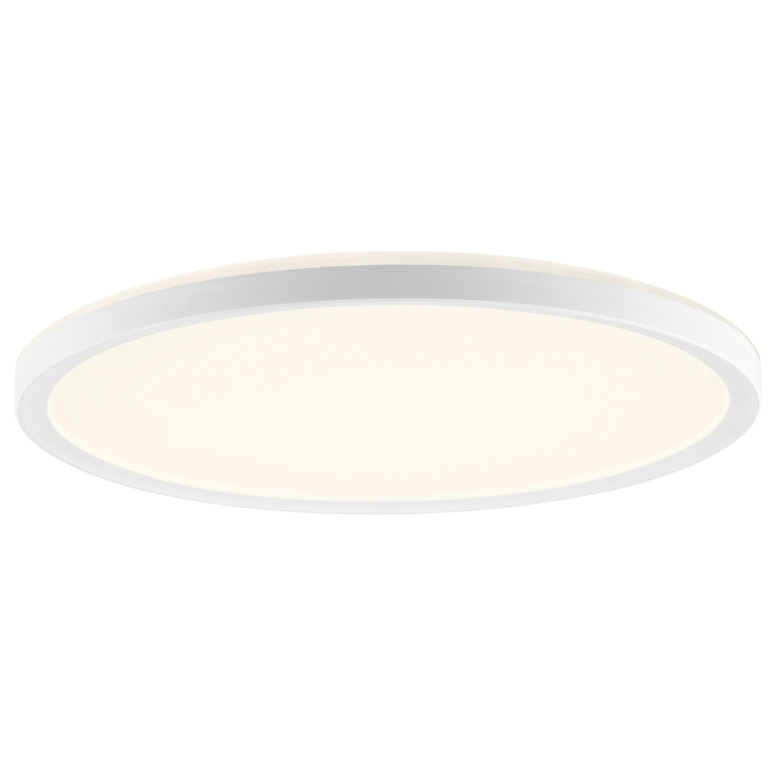 LED DECKENLEUCHTE Samora Weiß 29,3/29,3/2,6 cm - Weiß, Kunststoff (29.3/29.3/2.6cm) - Brilliant