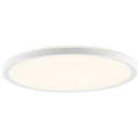 LED DECKENLEUCHTE Samora Weiß 29,3/29,3/2,6 cm - Weiß, Kunststoff (29.3/29.3/2.6cm) - Brilliant