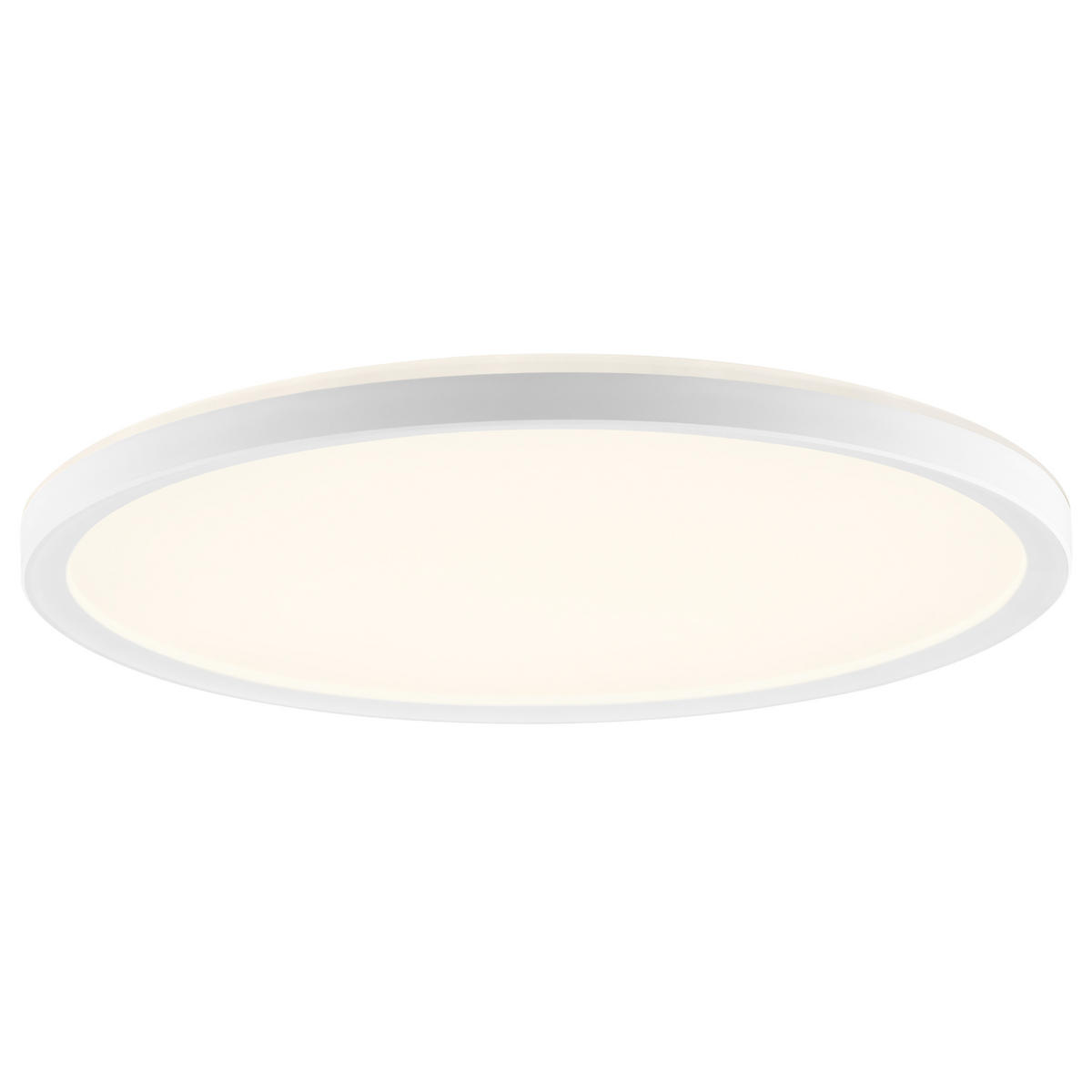 LED DECKENLEUCHTE Samora Weiß 29,3/29,3/2,6 cm - Weiß, Kunststoff (29.3/29.3/2.6cm) - Brilliant