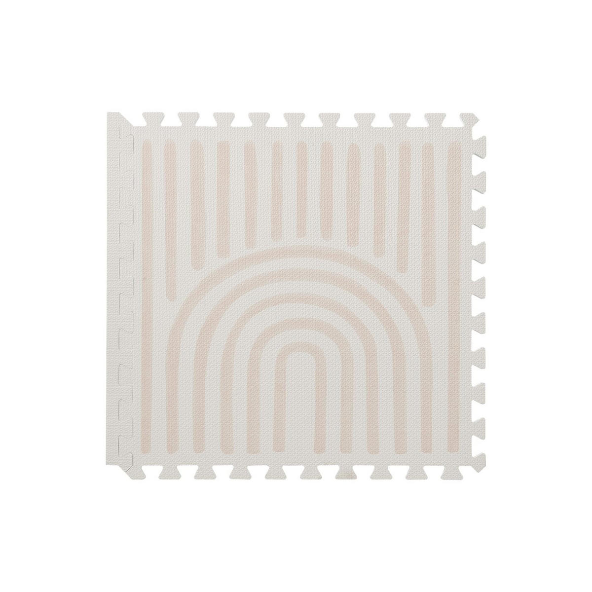 SPIELMATTE Linear Linen creme 120x180 - Creme, Kunststoff (120/180cm)