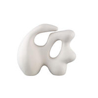 SKULPTUR Eddison Beige 33.5/15.5/30cm - Beige, Keramik (15.5/30/33.5cm) - PTMD Collection