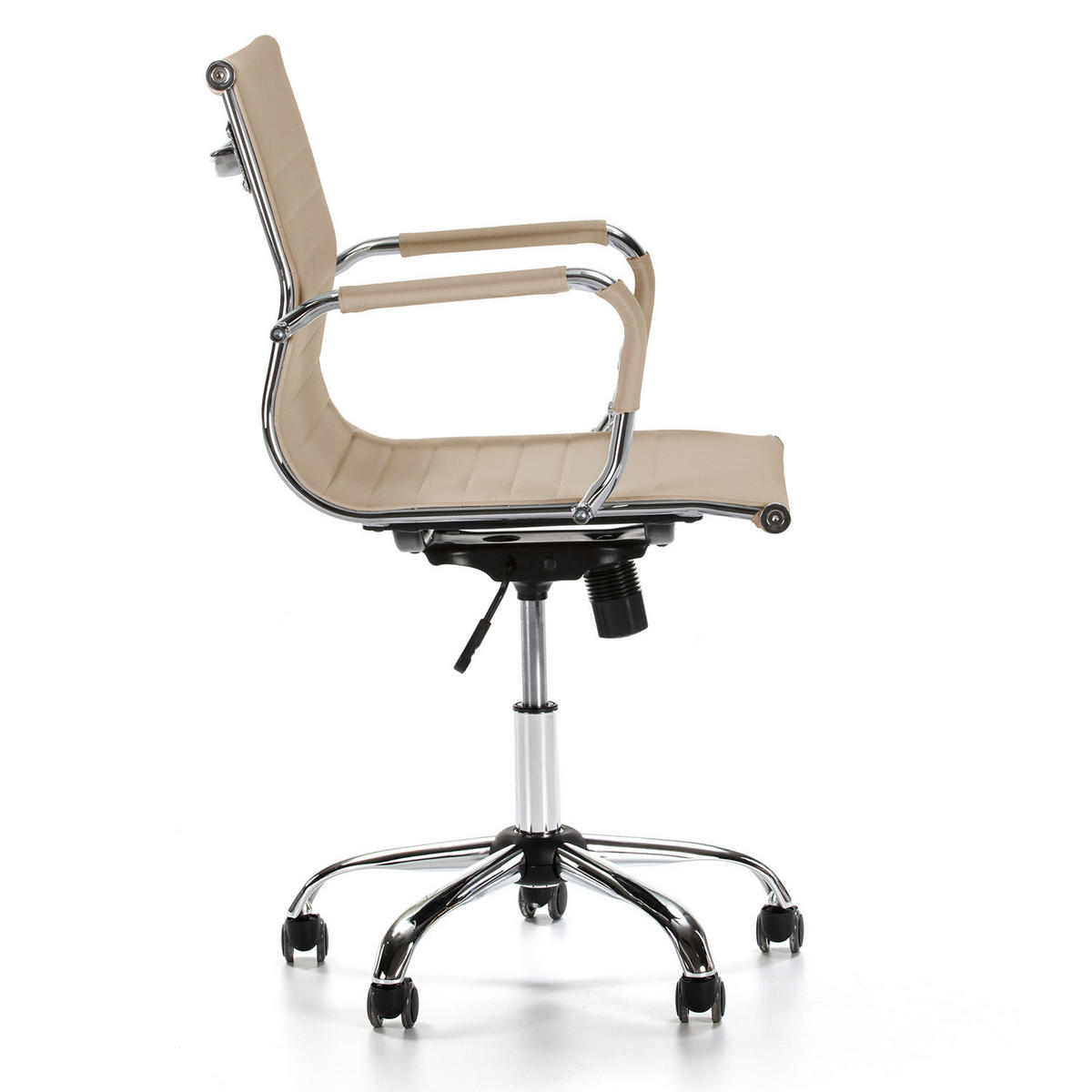 SCAUN ROTATIV Croma cu funcție de pat, culoare taupe - taupe, blană (62/91/54cm) - VS Venta-stock