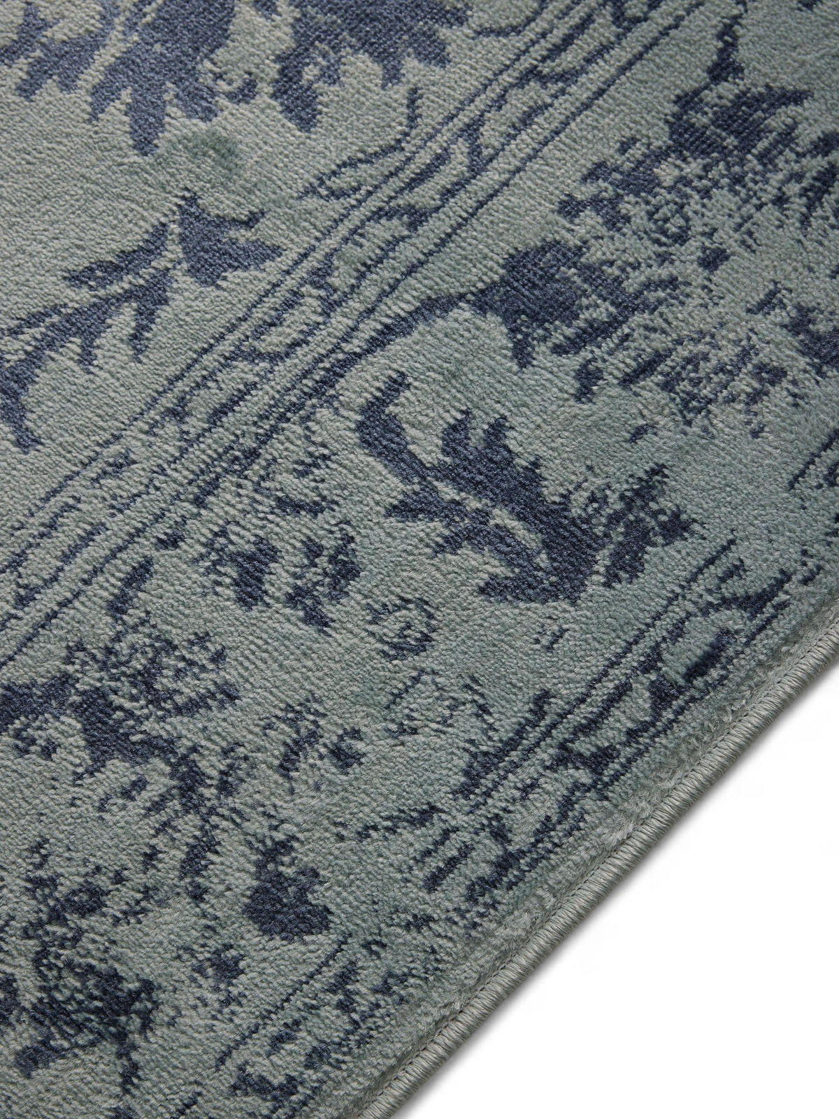 VINTAGE-TEPPICH Suki 60/120 cm - Türkis, Kunststoff (60/120cm) - benuta
