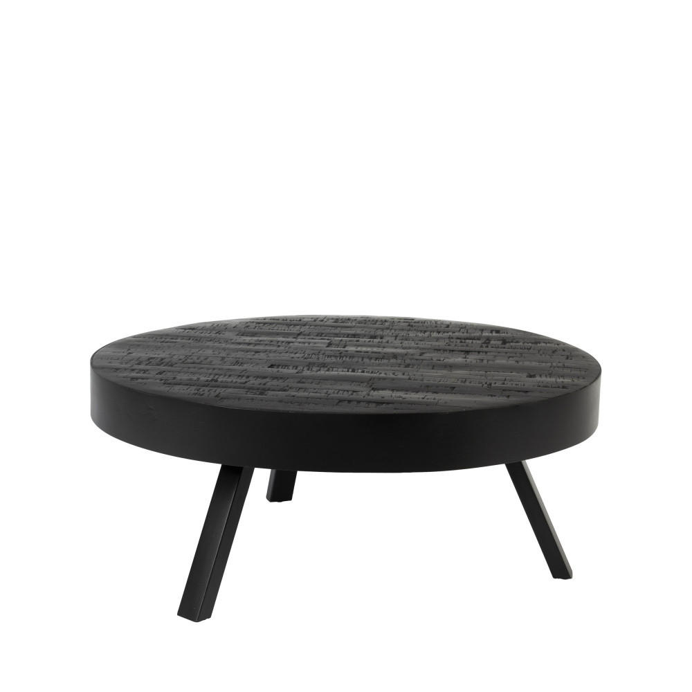 Drawer Couchtisch Schwarz 74x32x74 cm