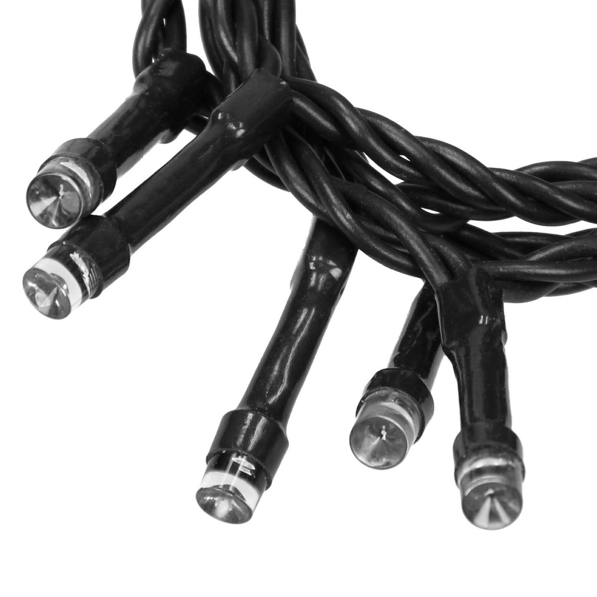 LED CLUSTER LICHTERKETTE 39m 3000LED Kaltweiß - Weiß, Kunststoff (4200cm) - ECD-Germany