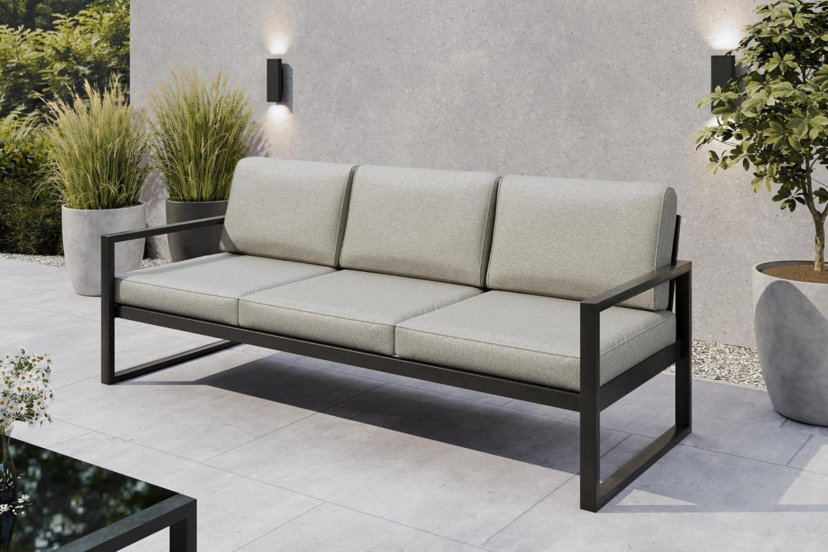 GARTENMÖBEL-SET 4-TLG. - Naturfarben, Holz - Design Möbel