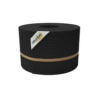 SICHTSCHUTZSTREIFEN PP Premium Gelocht 20 Prozent Streifen Tiefschwarz 50m - Schwarz, Kunststoff (5000/19cm) - ZAUN|ZU