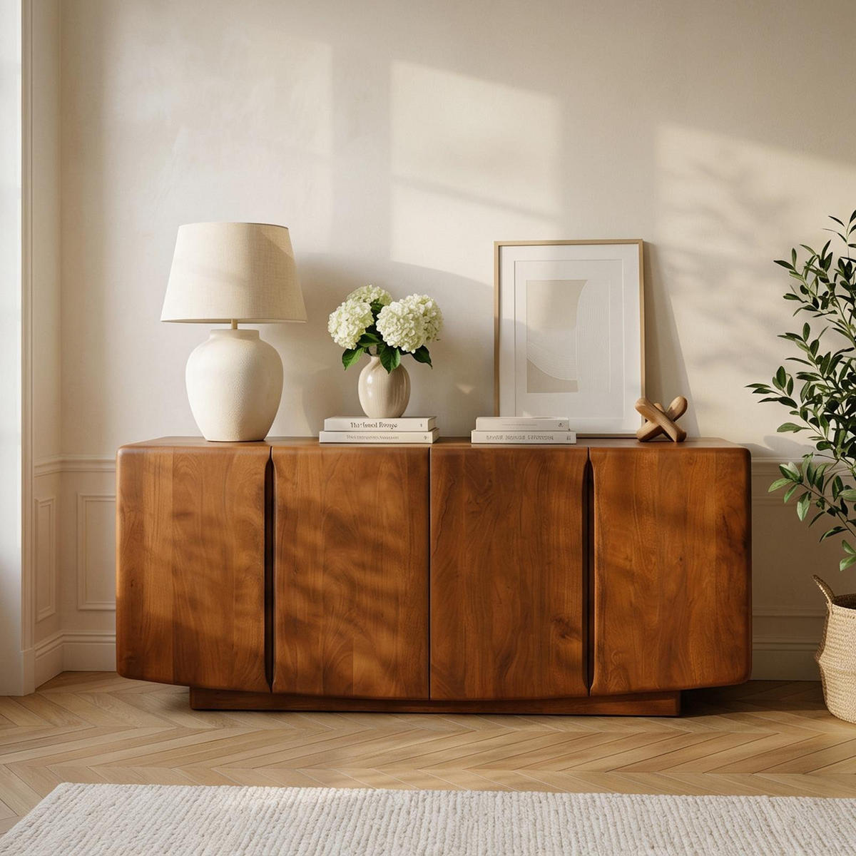 SIDEBOARD COLENSO dunkelbraun - Dunkelbraun, Holz (180/75/50cm) - IDIMEX