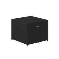 ABDECKPLANE Couchtisch 45 x 45 x 45 cm Oxford Polyester Wasserdicht - Schwarz, Kunststoff (1/1/1cm)