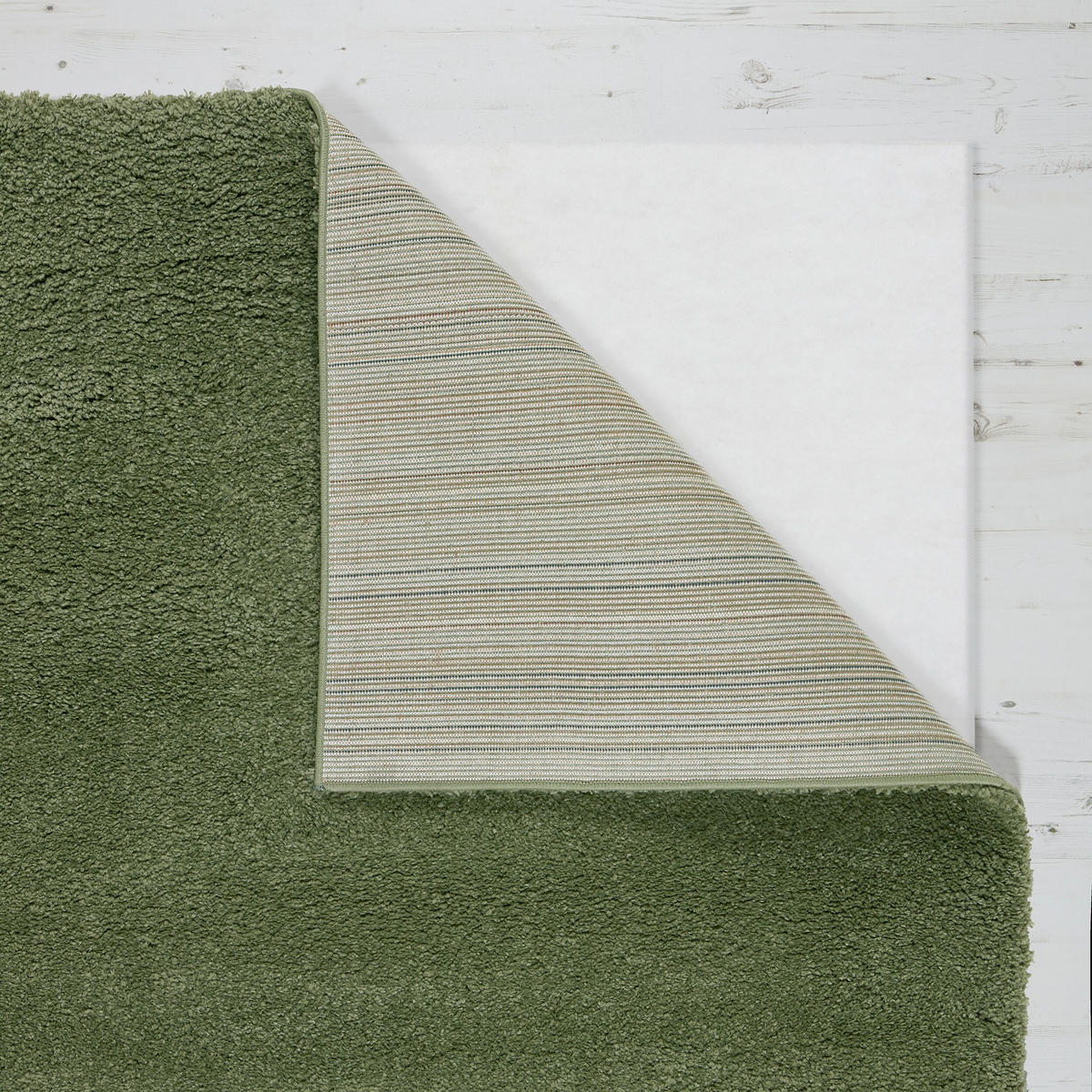 TEPPICH Hochflor Shaggy-Design, teddyweich LYNE, Grün 160x230 cm - Grün, Textil (160/230cm) - KADIMA DESIGN