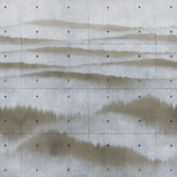 FOTOTAPETE neblige Bergen 424 x 280 cm - Braun, Papier (424/280cm) - Sanders & Sanders