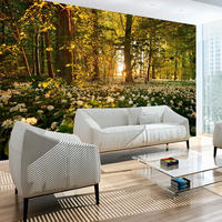 VLIESTAPETE Grün 400/280 cm - Beige/Grün, Textil (400/1cm) - KUNSTLOFT
