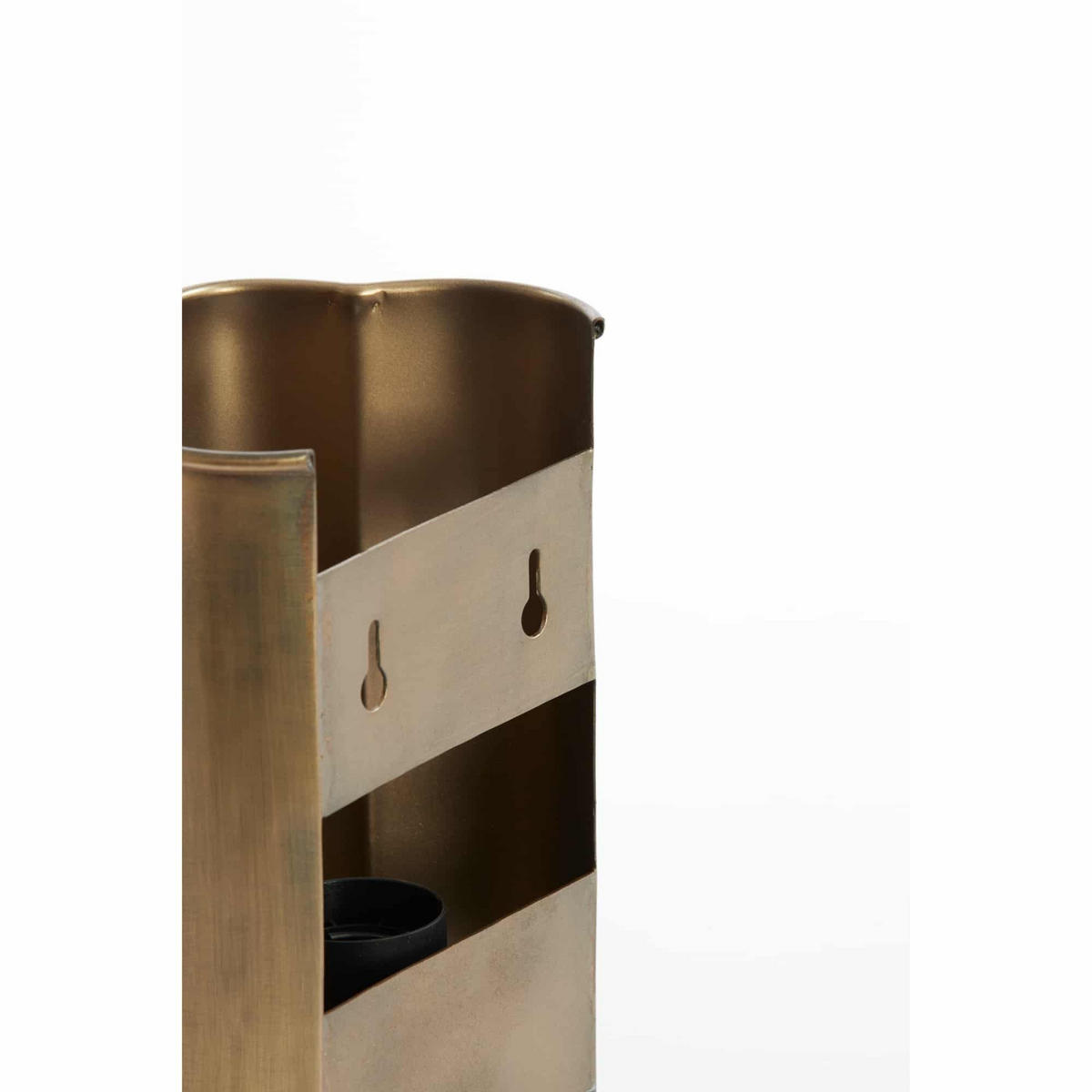 WANDLEUCHTE FRINGE Antike Bronze 13.5/9.5/20.5 cm - Bronzefarben, Metall (9.5/20.5/13.5cm) - Walldoctor