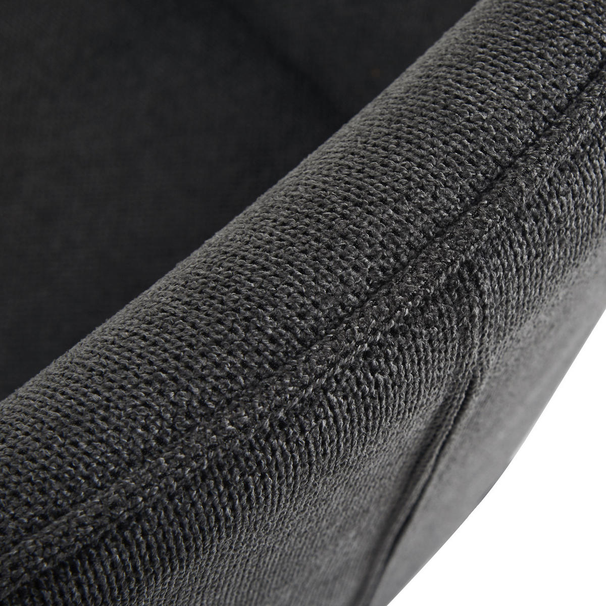 ARMLEHNSTUHL LATONA Anthrazit - Anthrazit, Textil/Metall (59/84/62cm) - B&D Home