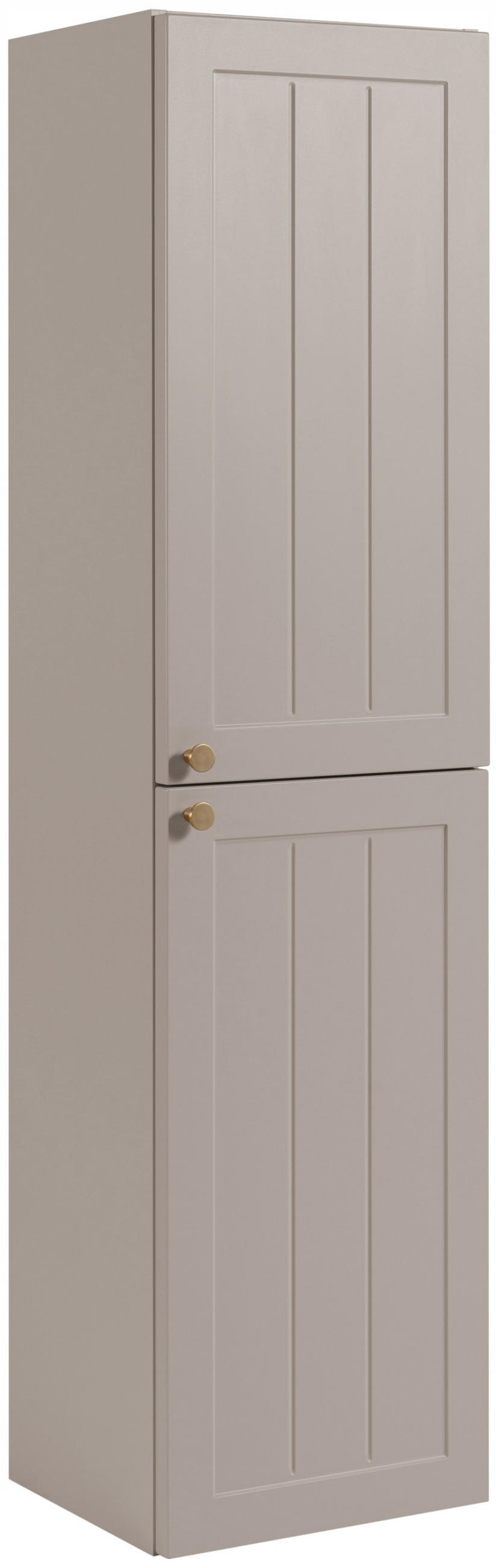 WASCHBECKUNTERSCHRANK + HÄNGESÄULE GUSTO 60cm Kaschmir - Kaschmir, Holzwerkstoff (60/58/46cm) - Rodan