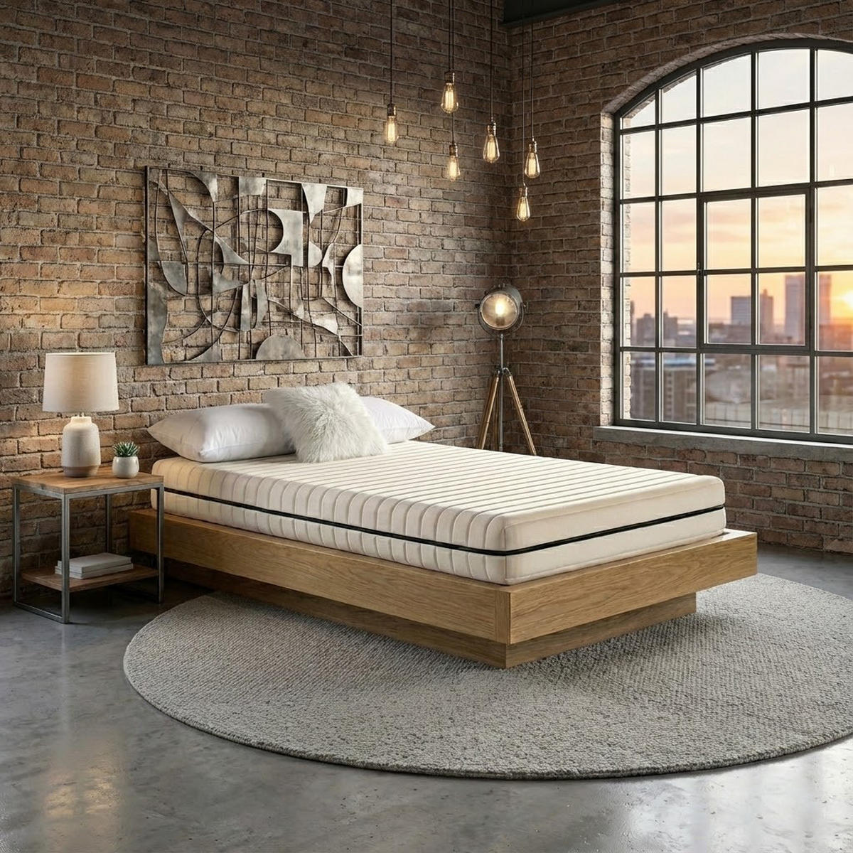 KALTSCHAUMMATRATZE – Wendematratze H2/H3 mit abnehmbarem Bezug 80x200 cm - Weiß, Textil (80/200cm) - Schlaftroll