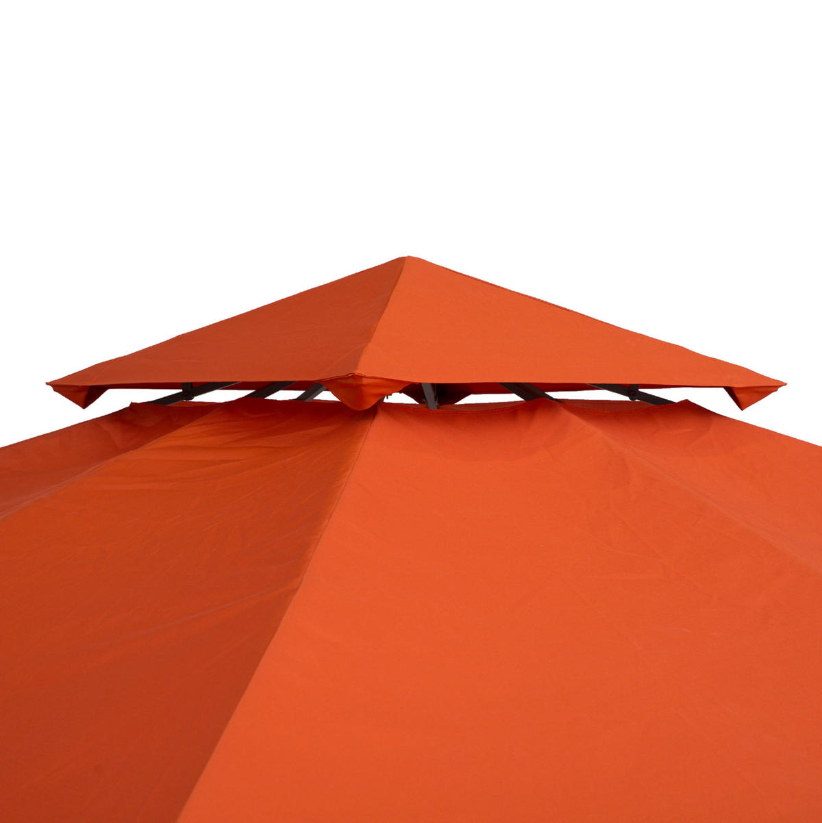 PAVILLONDACH 300/300/18 cm rot aus Polyester wasserabweisend - Rot, Textil (300/18/300cm) - OKWISH