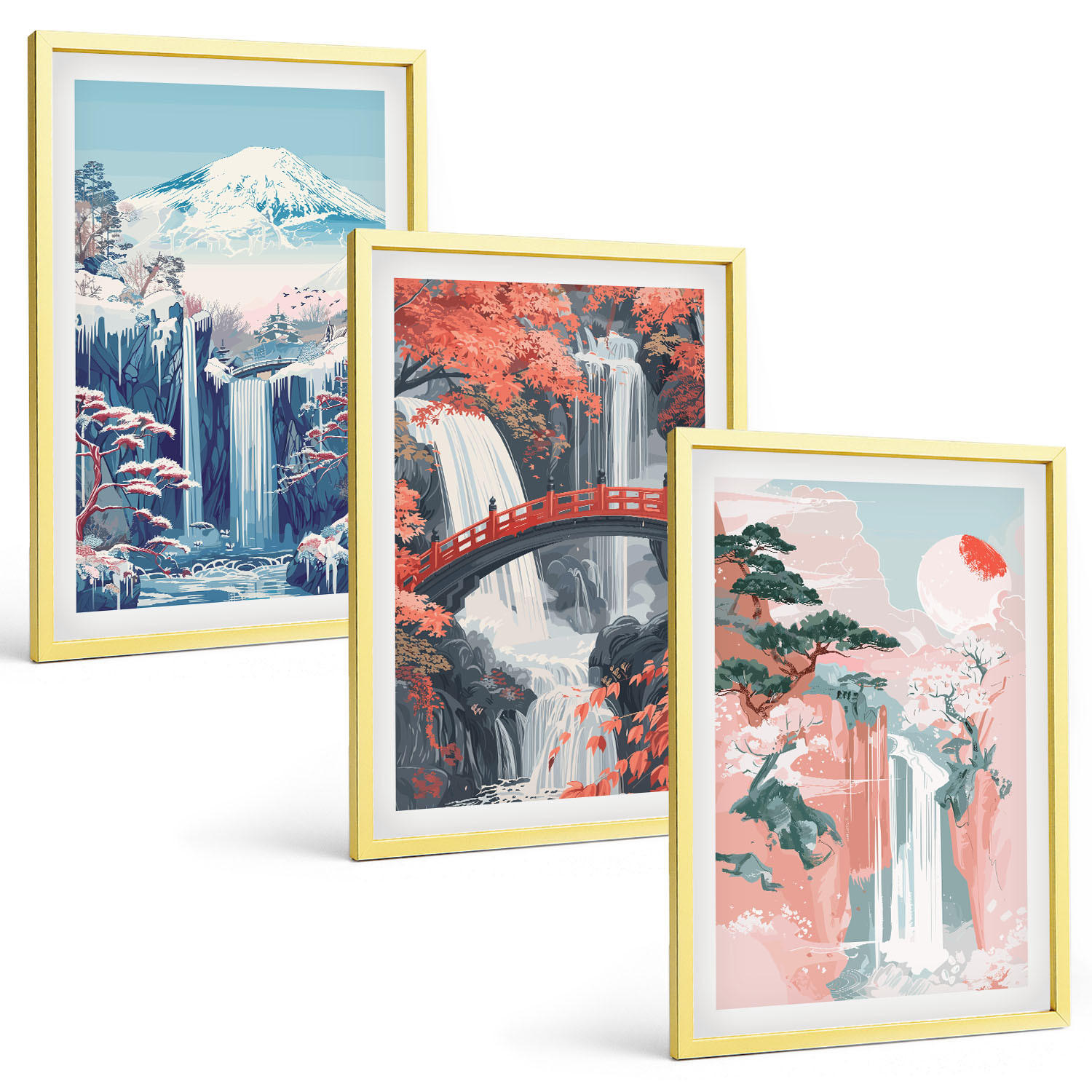 Tulup Bilder Gold 40x60 cm