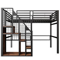 HOCHBETT Eisen 140/200 cm Schwarz - Schwarz, Metall - Raumix