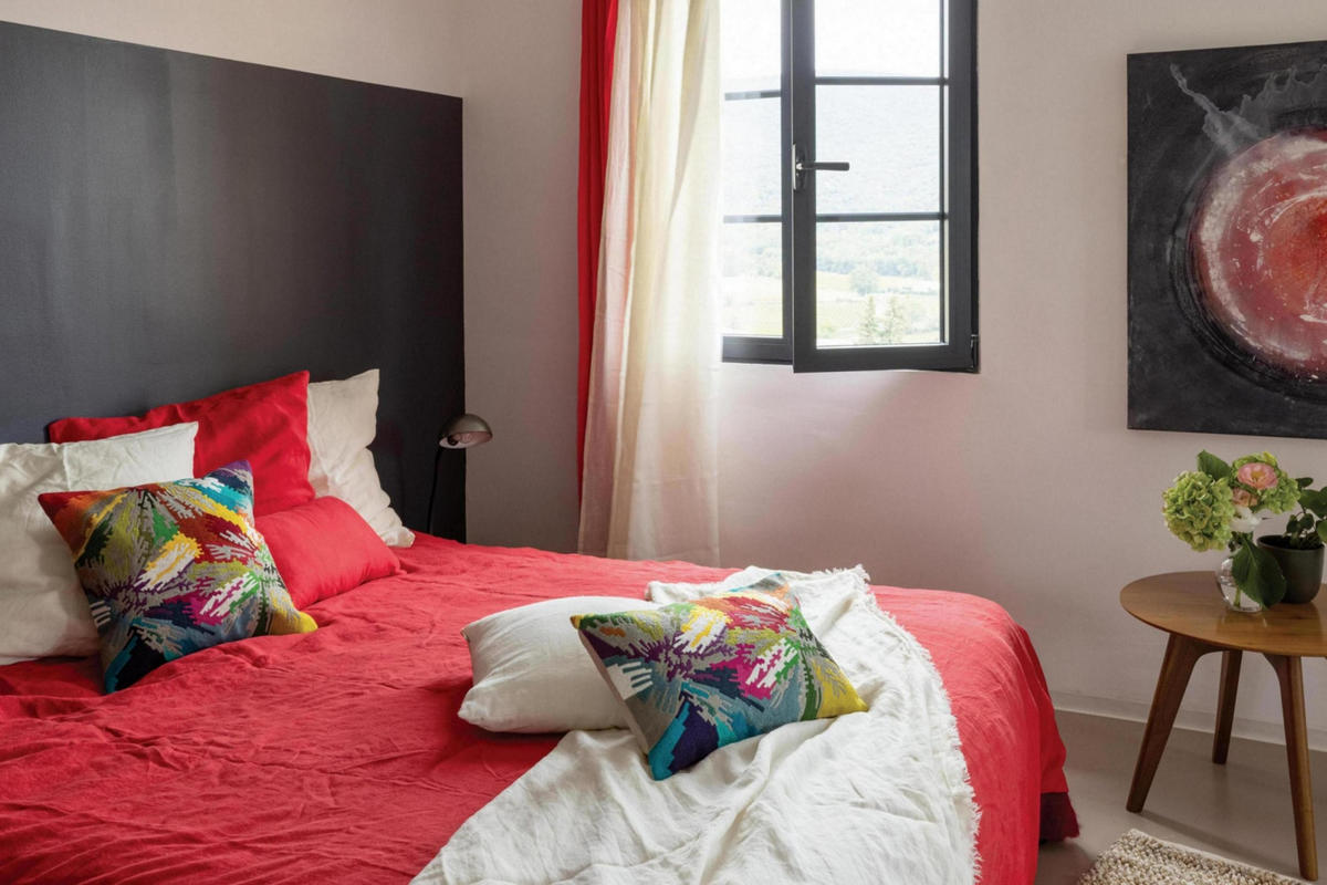 WOHNDECKE Zeff Nomade grosielle 130 x 180 cm - Rot, Textil (130/180cm) - Vivaraise