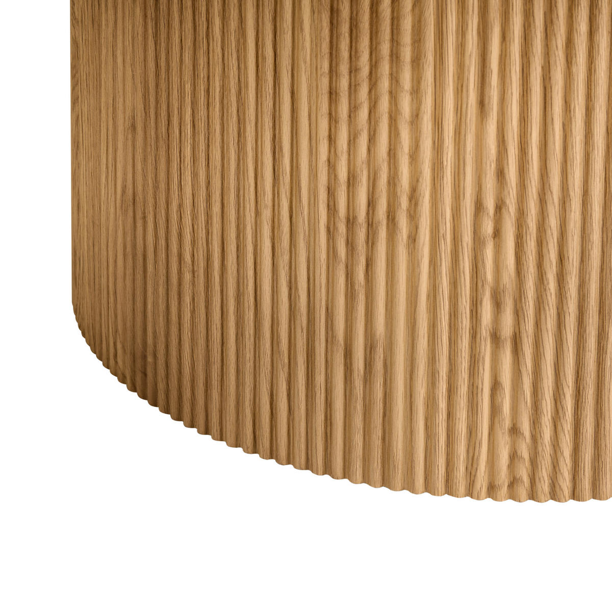 JÍDELNÍ STŮL Světle hnědý 120/120 cm Sheho - světle hnědá, kompozitní dřevo (120/120/75cm) - Beliani