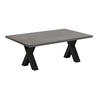 COUCHTISCH Etti 6 120 x 70 x 47 Wohnzimmertisch Schwarzstahl/Graphit - Grau, Holz (120/70/47cm) - 58aufmkessel