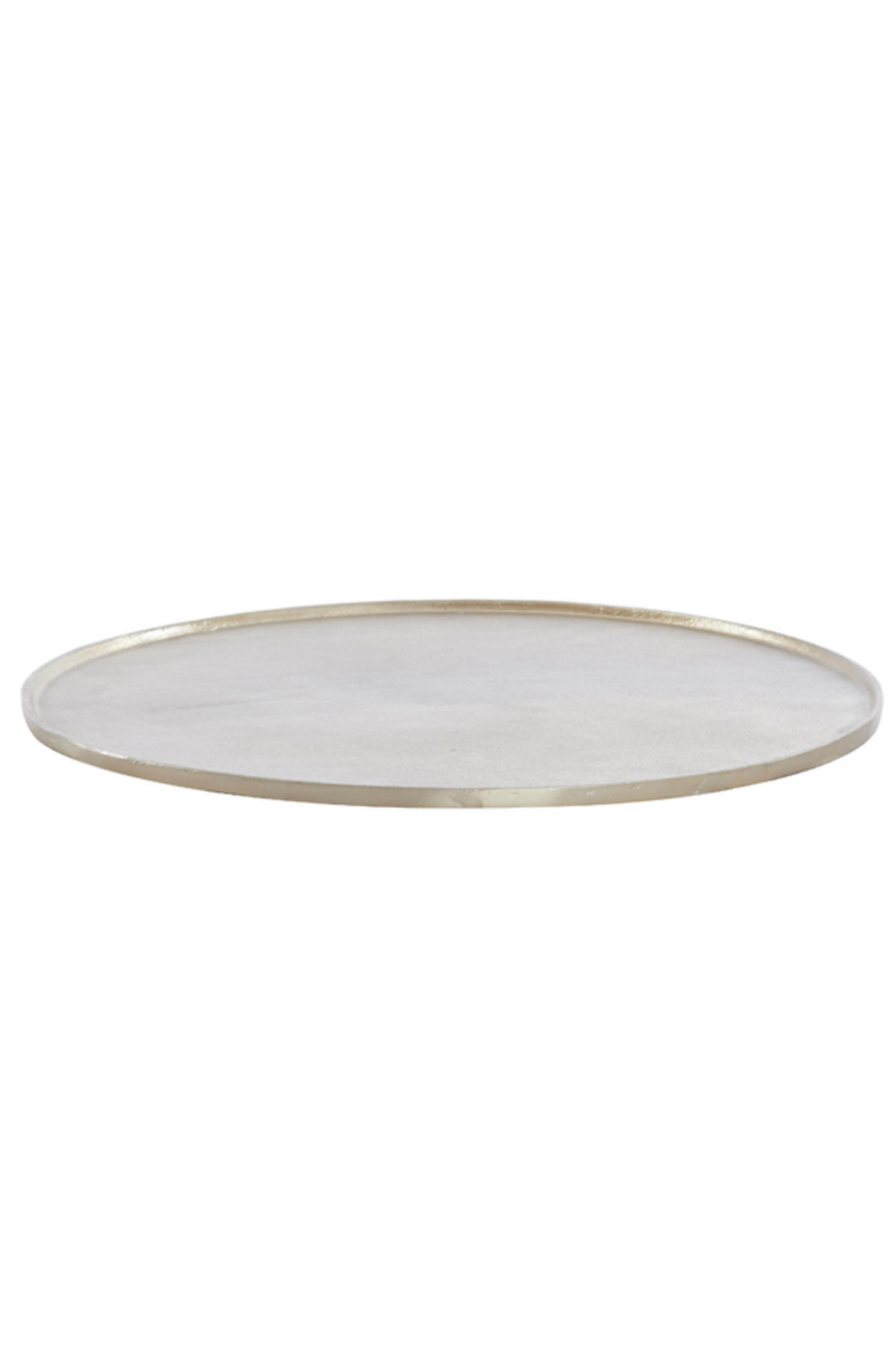 SCHALE Maes Gold Ø60/1,5 cm - Goldfarben, Metall (60/1.5cm) - Light & Living