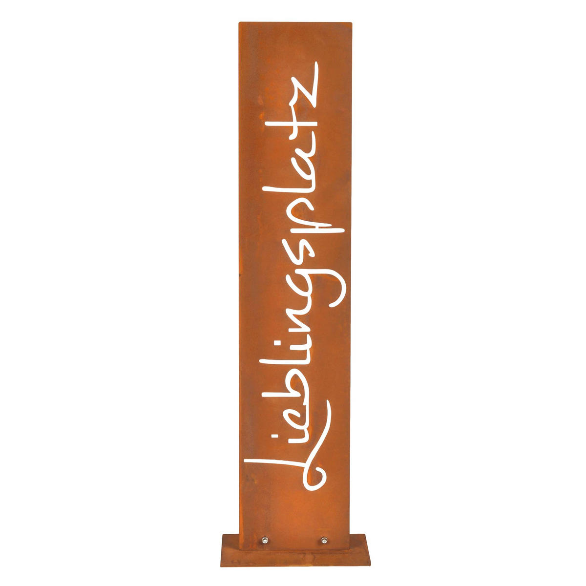 GARTENDEKO - Braun, Metall (15cm) - Relaxdays