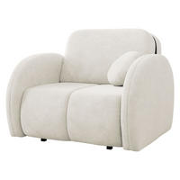 SCHLAFSOFA Viva Comfy I - Creme/Schwarz, Holz/Textil (102/85/103cm) - MIRJAN24