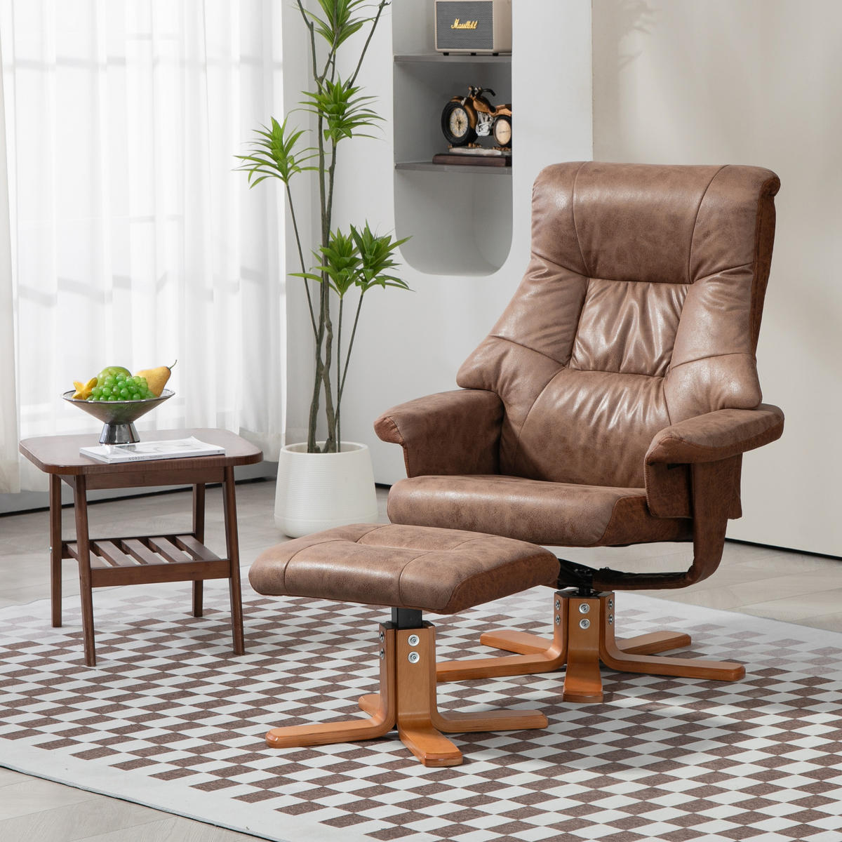 SESSEL Braun 78.0/82.5/109.0cm - Braun, Textil (82.5/109/78cm)