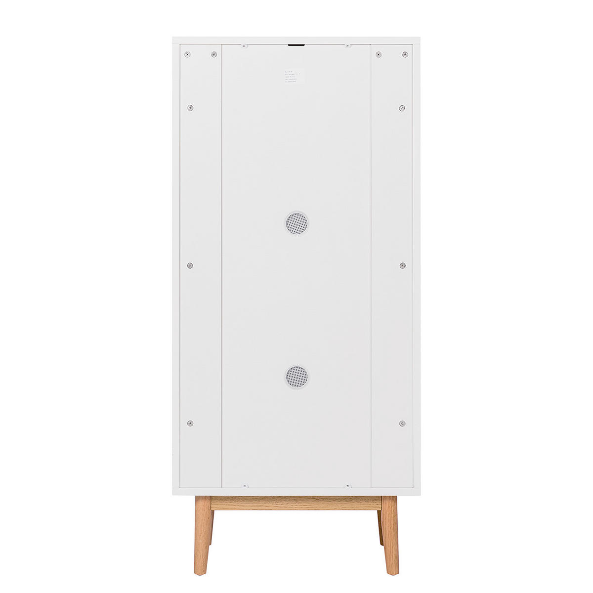 SCHUHKOMMODE mit 1 Schublade und 1 Tür - Eichefarben/Weiß, Holzwerkstoff (60/132/38cm) - home24