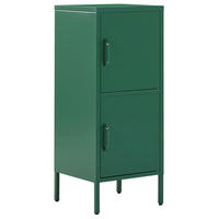 AKTENSCHRANK grün 2 Türen Huron - Grün, Metall (40/102/40cm) - Beliani