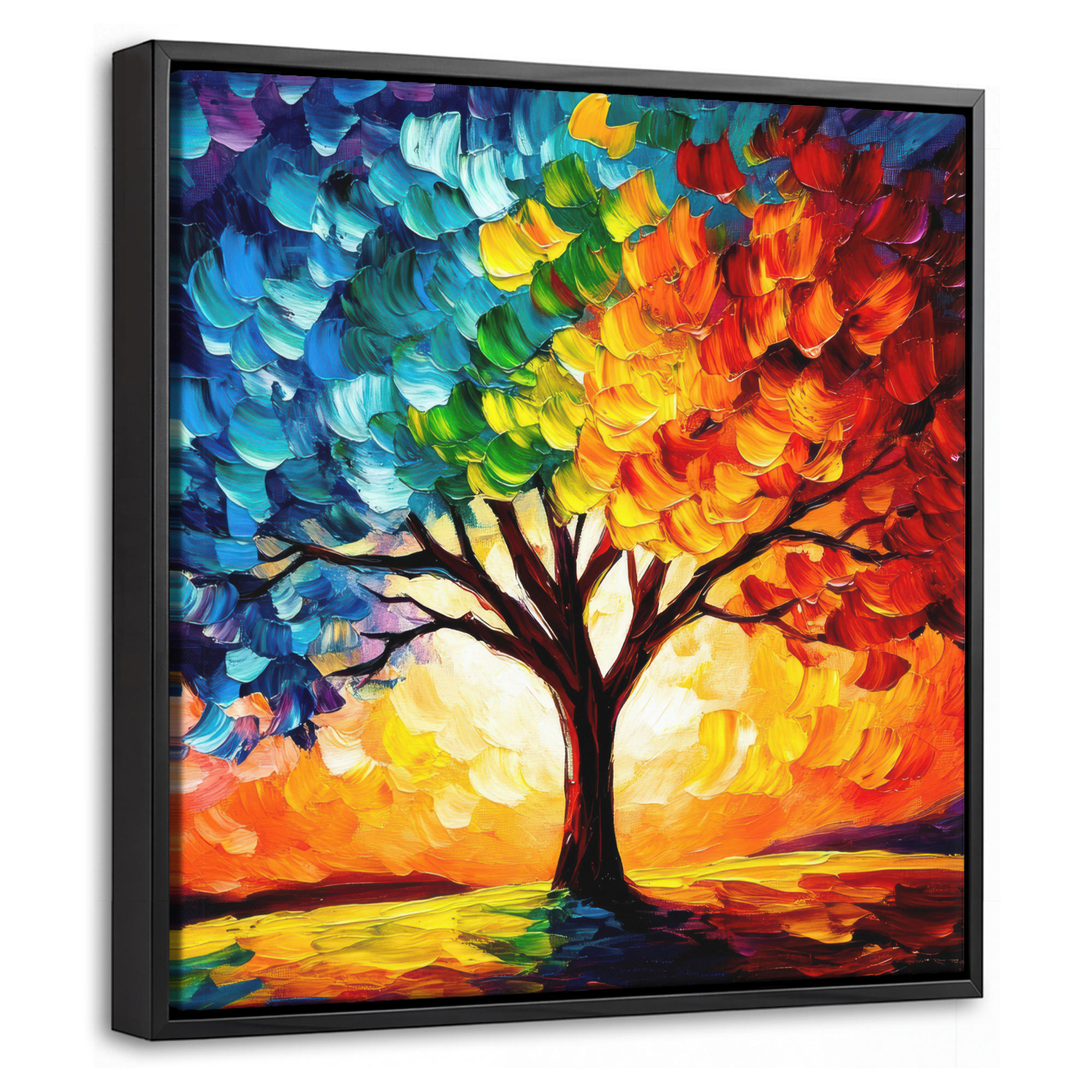 MuchoWow Leinwand Mehrfarbig 20x20 cm