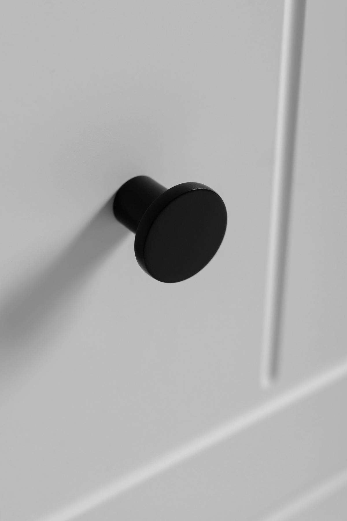 WASCHBECKUNTERSCHRANK + HÄNGESÄULE GUSTO 60cm Mattweiß - Weiß, Holzwerkstoff (60/58/46cm) - Rodan