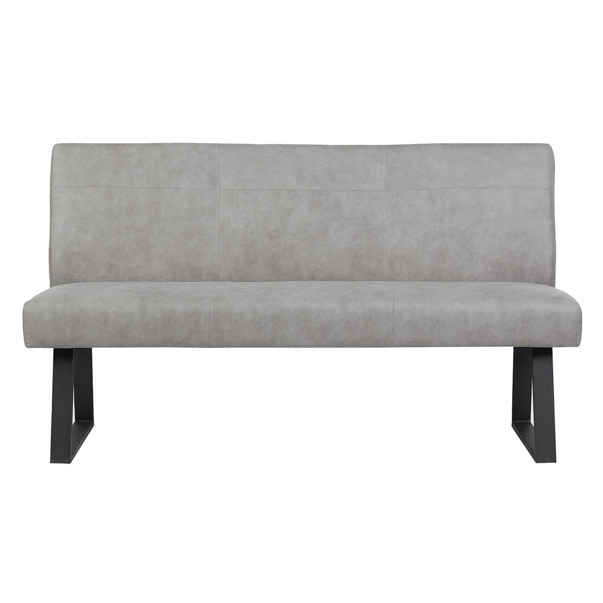SITZBANK JOYCE - Grau, Metall (160/91/66cm) - DUBI Möbel
