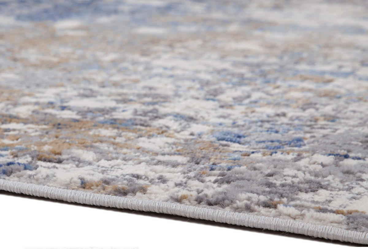 TEPPICH modern Flachgewebe GLIMSON Blau 160 x 230 cm - Blau, Textil (160/230cm) - Novatrend