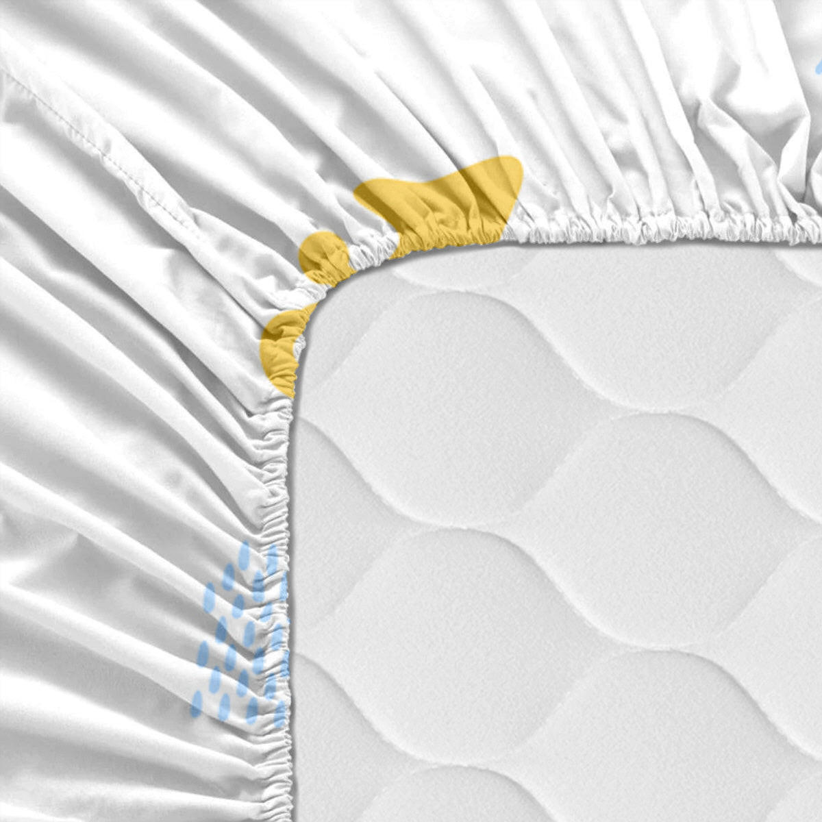 SPANNBETTTUCH pirate ship 105x200x32 cm mehrfarbig - Multicolor, Textil (105/200cm) - Happy Friday