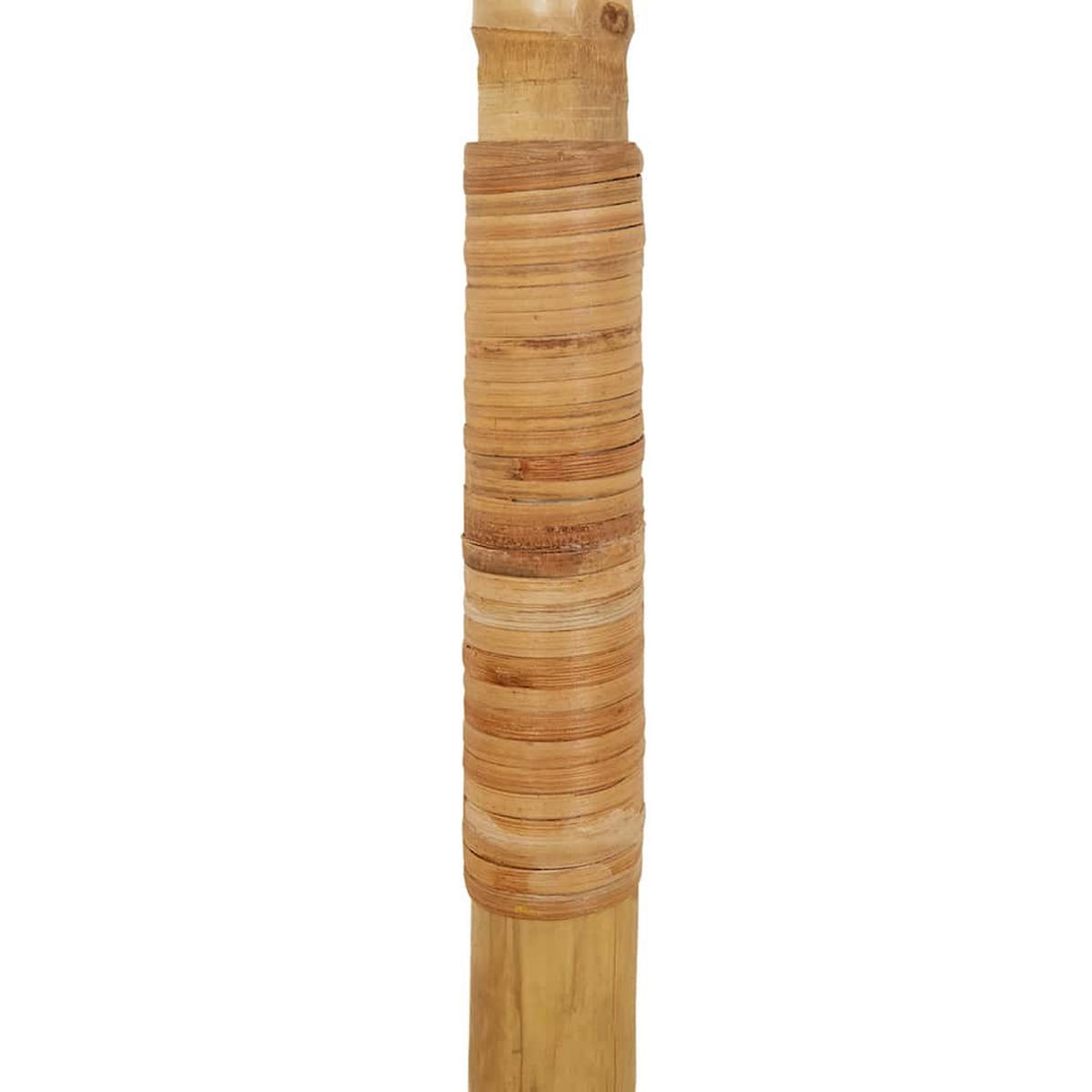 TIKI-SCHIRM Mit Bananenblatt-Dach 150 Cm Bambus - Braun, Naturmaterialen (150/150cm) - vidaXL
