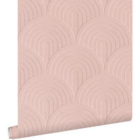 TAPETE 3D Muster 53 cm x 10.05 m - Pink, Papier (53/1000cm) - ESTAhome