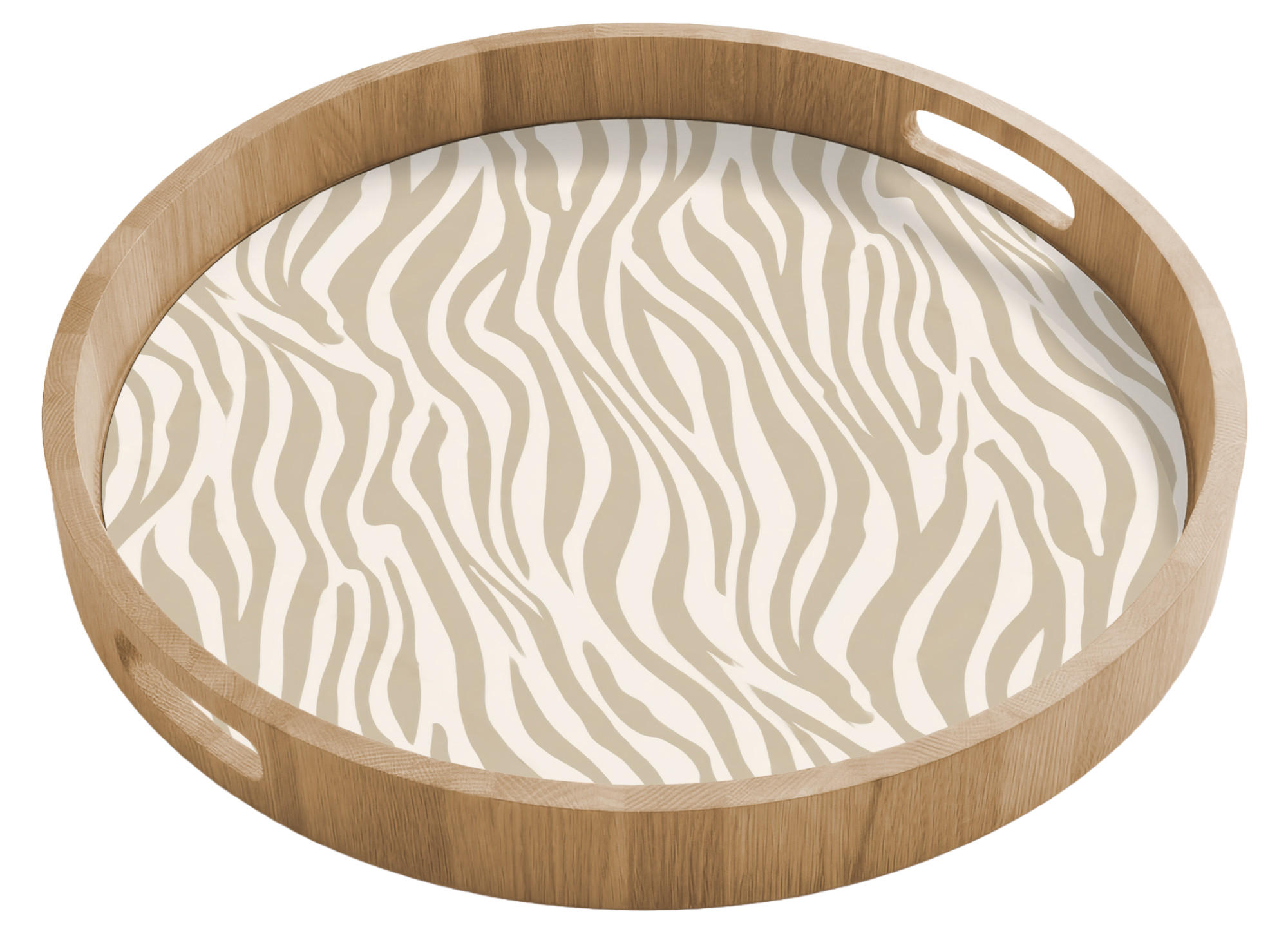 OnlyWow SERVÍROVACÍ PODNOS Zebra - vzor - béžová 50x50 cm