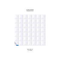 GANZJAHRESBETTDECKE KLASSIK Entendaunen medium - Weiß, Naturmaterialien/Textil (200/200cm) - Böhmerwald