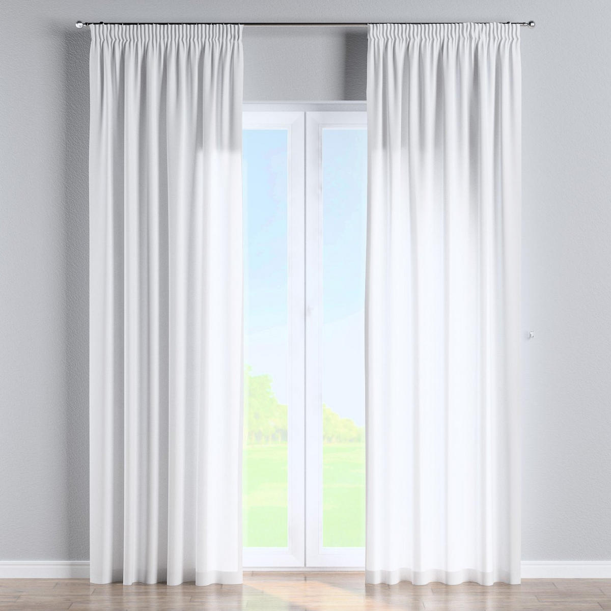 VORHANG Loneta weiß, 130x245 cm - Weiß, Textil (130/245cm) - Dekoria