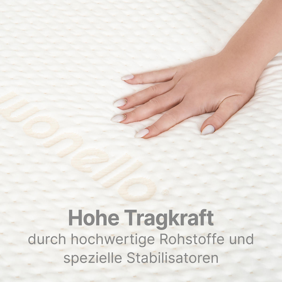 BOXSPRINGBETT Madison 3 creme 200/200 H2/H3 mit TV-Lift - Creme, Textil (200/200cm) - wonello
