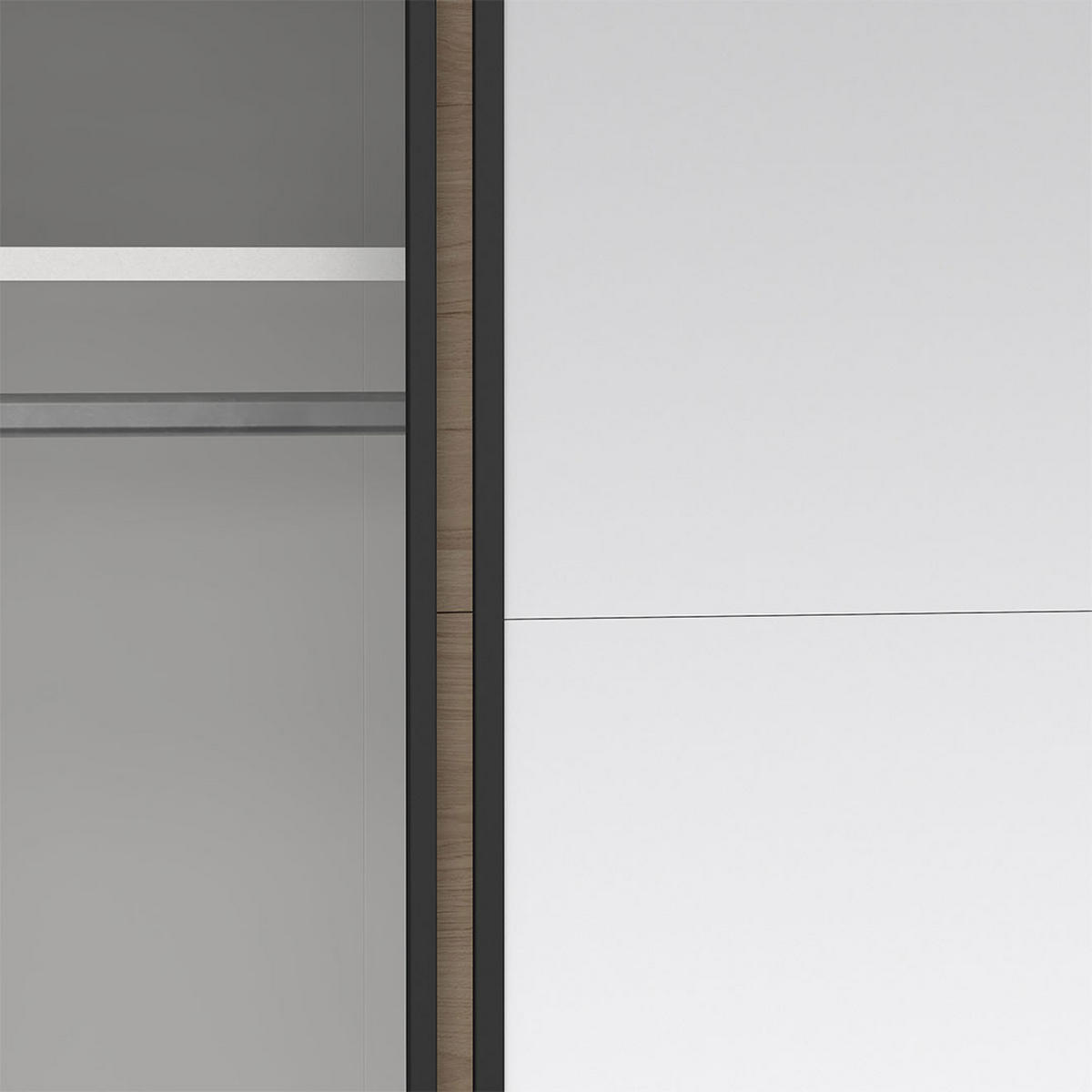 SCHIEBETÜRENSCHRANK, Bergamo, Eiche, Holzwerkstoff, 179 x 67 x 221 cm - Eichefarben, Holzwerkstoff (179/221/67cm) - ebuy24