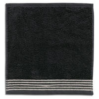 HANDTÜCHER WELLNESS CHENILLE-BORDÜRE DARK GREY - 820 - Grau, Textil (30/30cm) - MÖVE