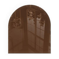 GLASPLATTE für Kamin 80x70 cm - Braun, Glas (80/70/0.4cm) - TULUP