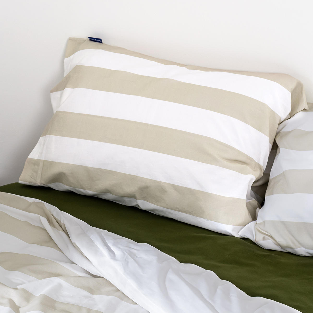 KISSENBEZUG breton 50x75 cm (x2) beige - Beige, Textil (50/75cm) - Happy Friday