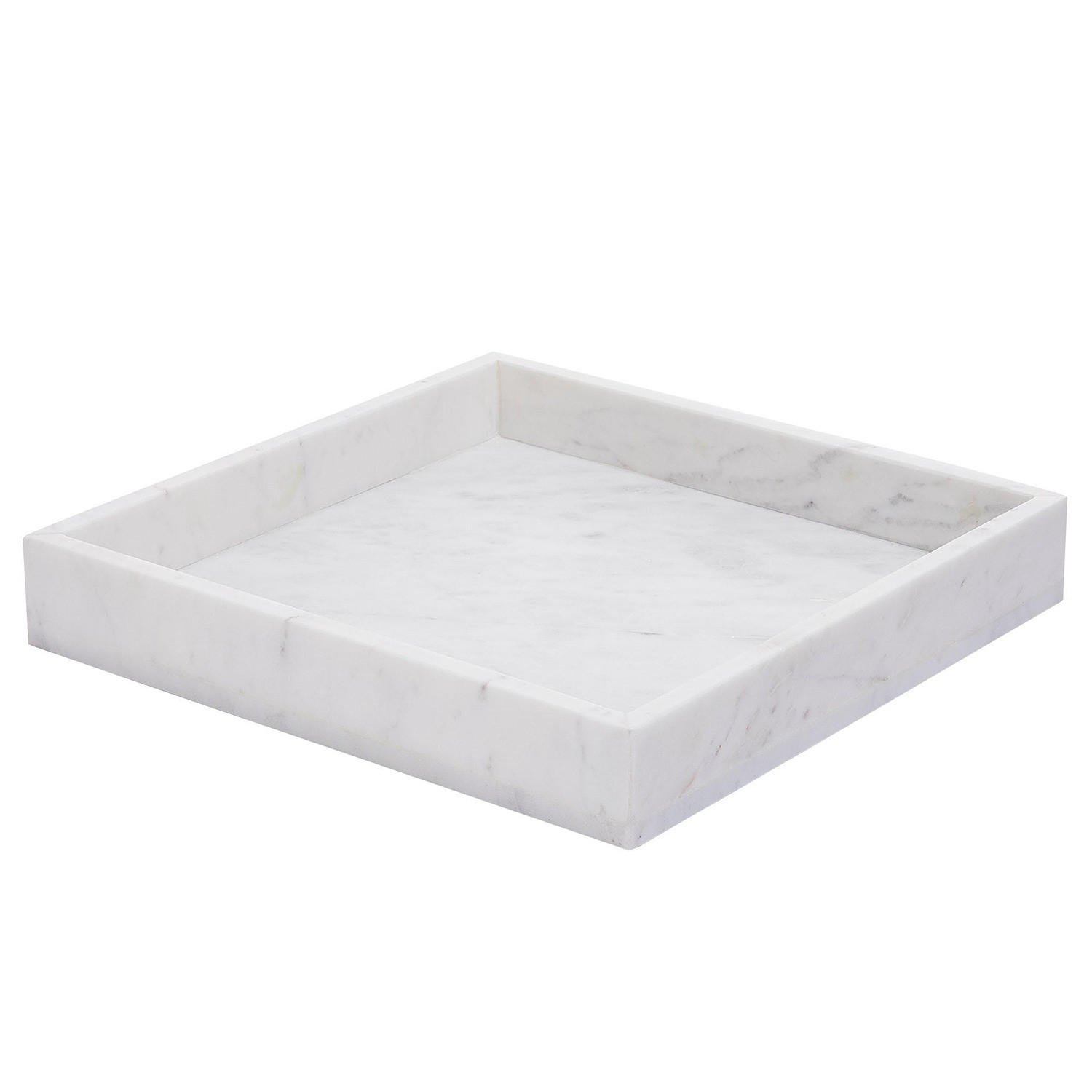 MARMORTABLETT Marble - Weiß, Stein (4.4cm) - Butlers